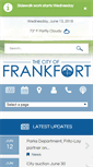 Mobile Screenshot of frankfort-in.gov